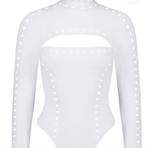Gigi C Women's Laurel Surfsuit XS / White - Picture 5 of 8